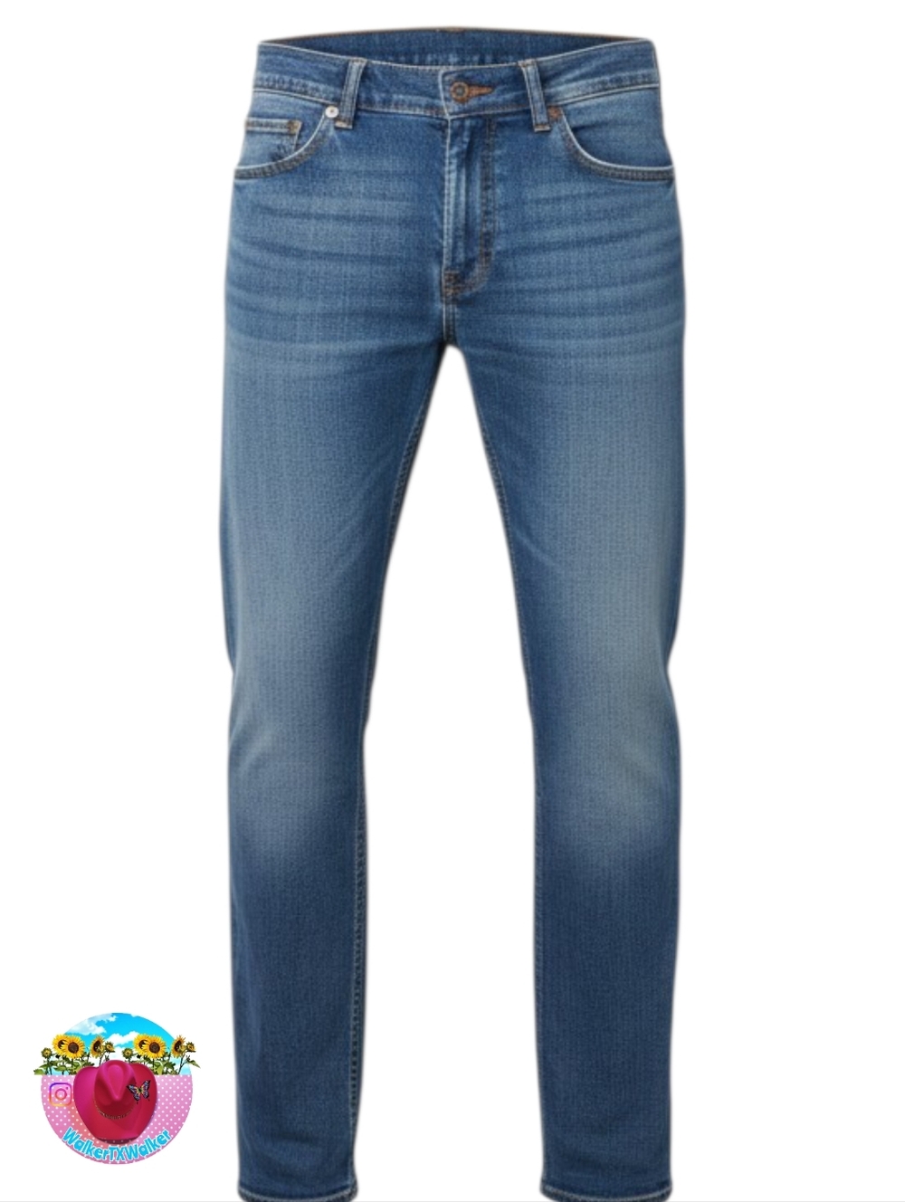 Men's Lucky Brand Straight Leg Jeans 223 -Classic Wash-EUC $110 Retail